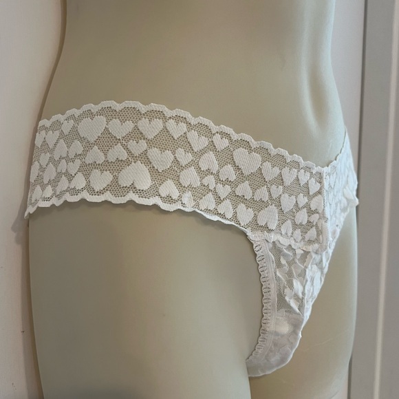 New in Bag Victoria's Secret I Do Bridal White Thong One Size - Picture 3 of 8